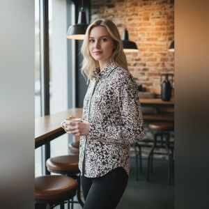 NWOT Liz Claiborne Button Down Blouse